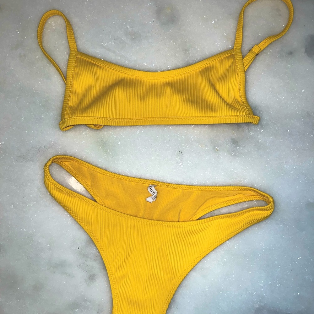 White Fox Marigold Bikini Set